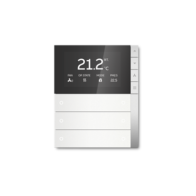 ABB PEONIA PEBR/U3.0.1 3/6 Termostatlı KNX Anahtar Mat Beyaz