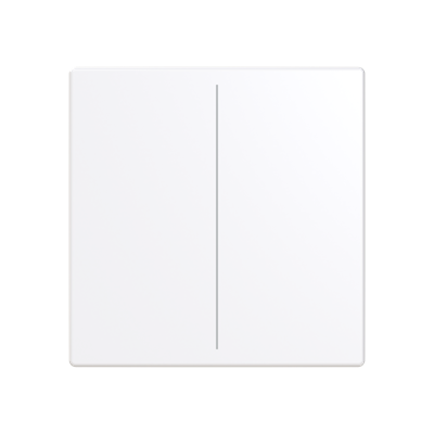 ABB LFW/A.2.63.1 Trevion® KNX Anahtar 2 fold Kapak İkonsuz Stüdyo Beyazı