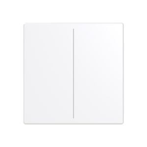 ABB LFW/A.2.63.1 Trevion® KNX Anahtar 2 fold Kapak İkonsuz Stüdyo Beyazı