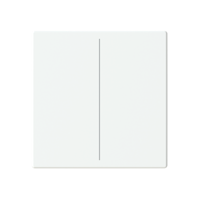 ABB LFW/A.2.63.1 Trevion® KNX Anahtar 2 fold Kapak İkonsuz Mat Stüdyo Beyazı