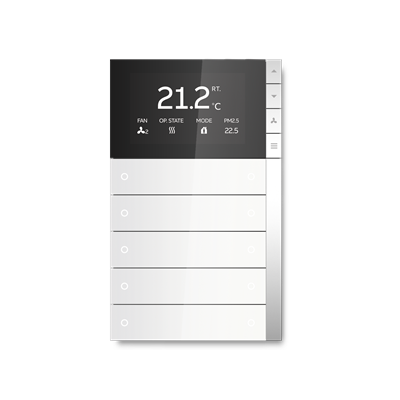 ABB PEONIA PEBR/U5.0.1 5/10 Termostatlı KNX Anahtar Parlak Beyaz