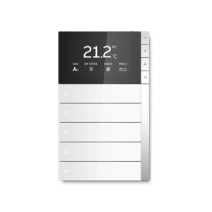 ABB PEONIA PEBR/U5.0.1 5/10 Termostatlı KNX Anahtar Parlak Beyaz