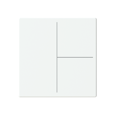 ABB LFW/A.3.63.1 Trevion® KNX Anahtar 3 fold Kapak İkonsuz Mat Stüdyo Beyazı