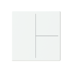ABB LFW/A.3.63.1 Trevion® KNX Anahtar 3 fold Kapak İkonsuz Mat Stüdyo Beyazı