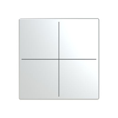 ABB LFW/A.4.63.1 Trevion® KNX Anahtar 4 fold Kapak İkonsuz Paslanmaz Çelik