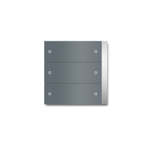 ABB PEONIA PEB/U3.0.1 3/6 KNX Anahtar Mat Platin