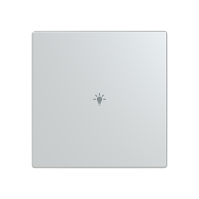 ABB LFBT/A.1.63.1 Trevion® KNX Anahtar 1 fold Kapak Aydınlatma İkonlu Alüminyum Gümüş