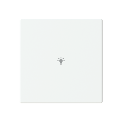 ABB LFBT/A.1.63.1 Trevion® KNX Anahtar 1 fold Kapak Aydınlatma İkonlu Mat Stüdyo Beyazı