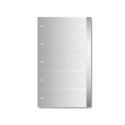 ABB PEONIA PEB/U5.0.1 5/10 KNX Anahtar Mat Gümüş