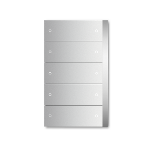 ABB PEONIA PEB/U5.0.1 5/10 KNX Anahtar Mat Gümüş