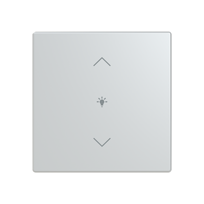 ABB LFDW/A.1.63.1 Trevion® KNX Anahtar 1 fold Kapak Dim İkonlu Alüminyum Gümüş