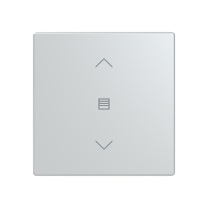 ABB LFJW/A.1.63.1 Trevion® KNX Anahtar 1 fold Kapak Perde/Panjur Yukarı/Aşağı İkonlu Alüminyum Gümüş