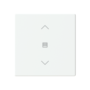ABB LFJW/A.1.63.1 Trevion® KNX Anahtar 1 fold Kapak Perde/Panjur Yukarı/Aşağı İkonlu Mat Stüdyo Beyazı