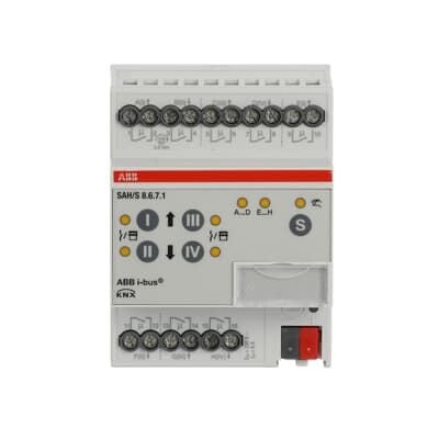 ABB SAH/S8.6.7.1 On-Off/Perde Combi Çıkış Modülü 8 Kanal 6 A