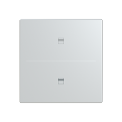 ABB LFJT/A.2.63.1 Trevion® KNX Anahtar 2 fold Kapak Perde/Panjur İkonlu Alüminyum Gümüş