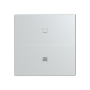 ABB LFJT/A.2.63.1 Trevion® KNX Anahtar 2 fold Kapak Perde/Panjur İkonlu Alüminyum Gümüş