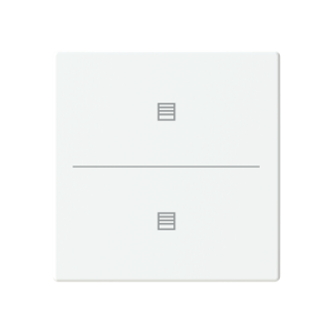 ABB LFJT/A.2.63.1 Trevion® KNX Anahtar 2 fold Kapak Perde/Panjur İkonlu Stüdyo Beyazı