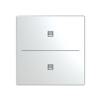 ABB LFJT/A.2.63.1 Trevion® KNX Anahtar 2 fold Kapak Perde/Panjur İkonlu Paslanmaz Çelik