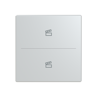 ABB LFST/A.2.63.1 Trevion® KNX Anahtar 2 fold Kapak Senaryo İkonlu Alüminyum Gümüş