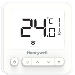 WS8B4WB/U 2-4 Borulu Fan Coil Oda Termostatı LCD ekranlı, 230V AC On/Off motor kontrol, sıva altı model