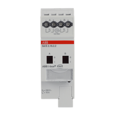 ABB SA/S2.16.2.2 On-Off Standart Çıkış Modülü 2 Kanal 16 A
