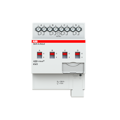 ABB SA/S4.16.2.2 On-Off Standart Çıkış Modülü 4 Kanal 16 A