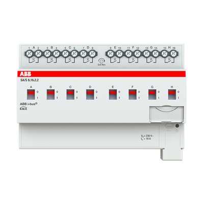 ABB SA/S8.16.2.2 On-Off Standart Çıkış Modülü 8 Kanal 16 A