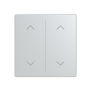 ABB LFAW/A.2.63.1 Trevion® KNX Anahtar 2 fold Kapak Yukarı/Aşağı İkonlu Alüminyum Gümüş