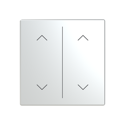 ABB LFAW/A.2.63.1 Trevion® KNX Anahtar 2 fold Kapak Yukarı/Aşağı İkonlu Paslanmaz Çelik