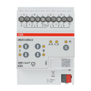 ABB JRA/S4.230.2.2 Perde/Panjur Modülü 4 Kanal 230 V AC - Manuel Özellikli - Secure