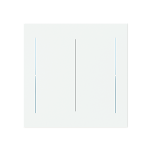 ABB LFW/A.2.70.1 Trevion® KNX Anahtar 2 fold Kapak İkonsuz, 70 x 70 mm Mat Stüdyo Beyazı