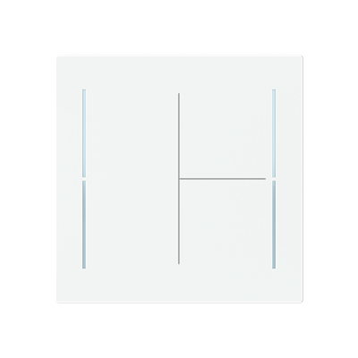 ABB LFW/A.3.70.1 Trevion® KNX Anahtar 3 fold Kapak İkonsuz, 70 x 70 mm Mat Stüdyo Beyazı