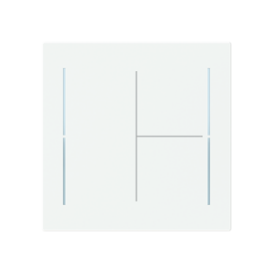 ABB LFW/A.3.70.1 Trevion® KNX Anahtar 3 fold Kapak İkonsuz, 70 x 70 mm Mat Stüdyo Beyazı