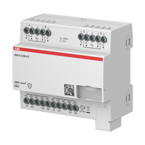 ABB JRA/S4.230.4.2 Perde/Panjur Modülü 4 Kanal 230 V AC - Travel Detection ve İnput - Secure