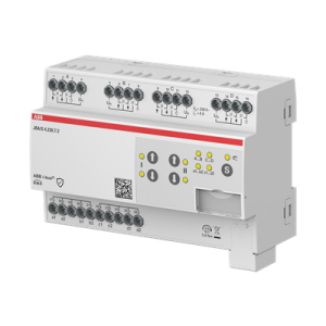 ABB JRA/S4.230.7.2 Perde/Panjur Modülü 4 Kanal 230 V AC - Travel Detection, Manuel özellikli ve İnput - Secure