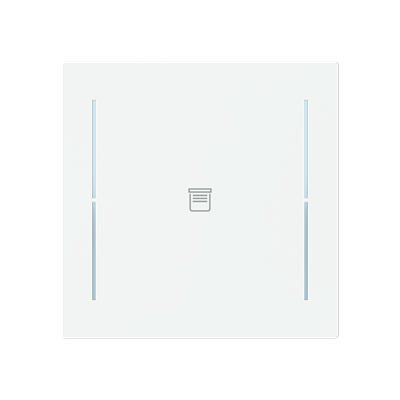 ABB LFJ/A.1.70.1 Trevion® KNX Anahtar 1 fold Kapak Perde/Panjur İkonlu, 70 x 70 mm Mat Stüdyo Beyazı