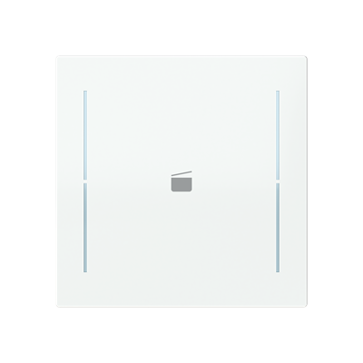 ABB LFS/A.1.70.1 Trevion® KNX Anahtar 1 fold Kapak Senaryo İkonlu, 70 x 70 mm Stüdyo Beyazı