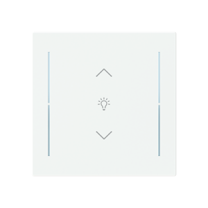 ABB LFDW/A.1.70.1 Trevion® KNX Anahtar 1 fold Kapak Dim İkonlu, 70 x 70 mm Mat Stüdyo Beyazı