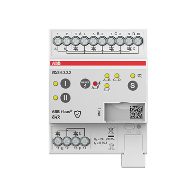 ABB VC/S6.2.2.2 Vana Sürücü Kontrolörü 6 Kanal - Manuel Özellikli - Secure