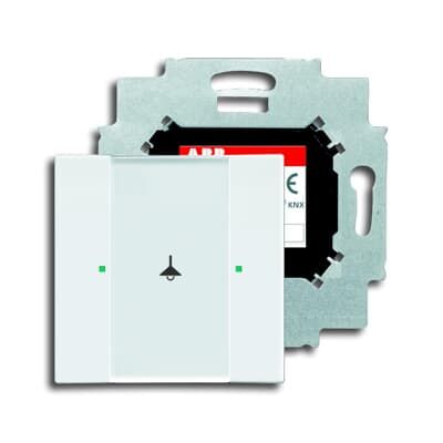 ABB 6125/01 1 gang KNX Anahtar BCU dahil Stüdyo Beyazı