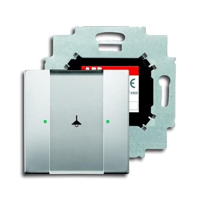 ABB 6125/01 1 gang KNX Anahtar BCU dahil Paslanmaz Çelik