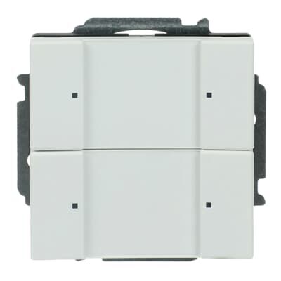 ABB 6126/01 2 gang KNX Anahtar BCU dahil Mat Stüdyo Beyazı