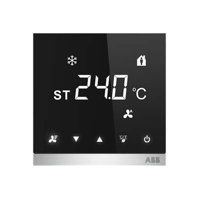 ABB CAR/U4.2.1.1-71 Caldion® 0-10V RTC Siyah - Fan Coil Kontrolör Özellikli