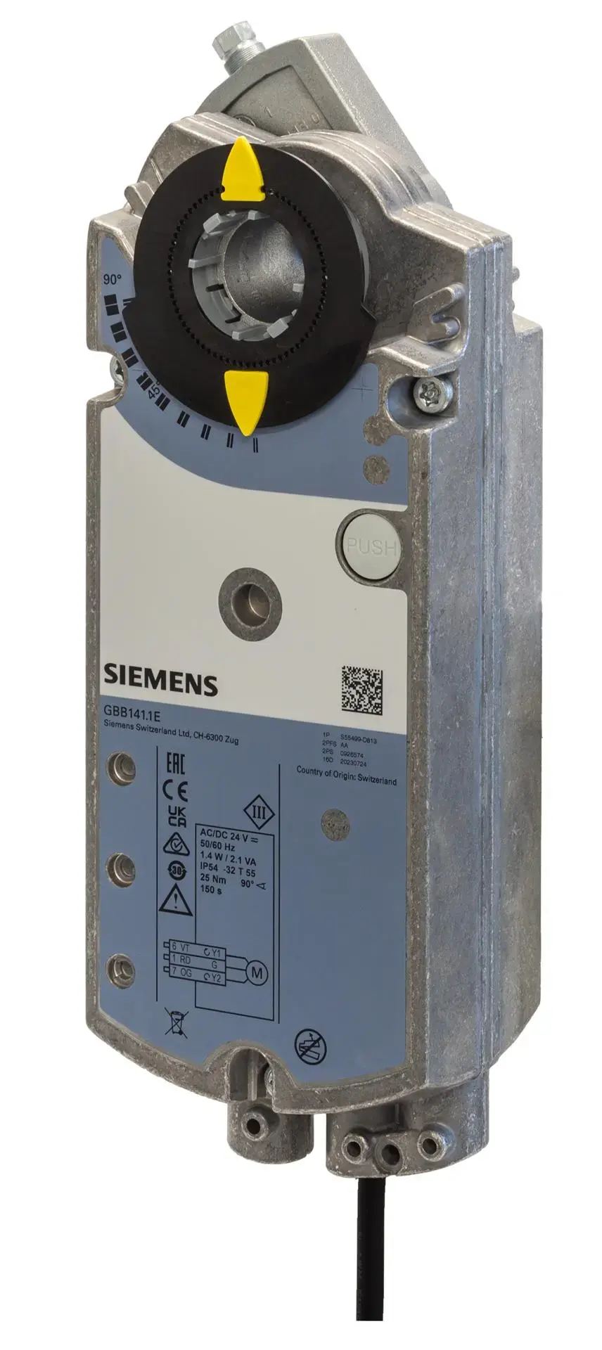 GBB346.1E - Siemens Hava Damper Aktüatörü  Yay Dönüşü Olmadan
