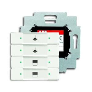 ABB 6127/01 4 gang KNX Anahtar BCU dahil Mat Stüdyo Beyazı