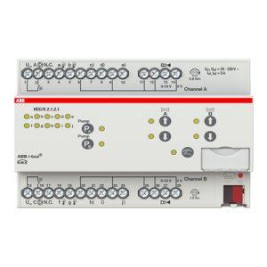 ABB HCC/S2.1.2.1 Isıtma/Soğutma Devresi Kontrolörü 2 Kanal 0-10 V - Manuel Özellikli