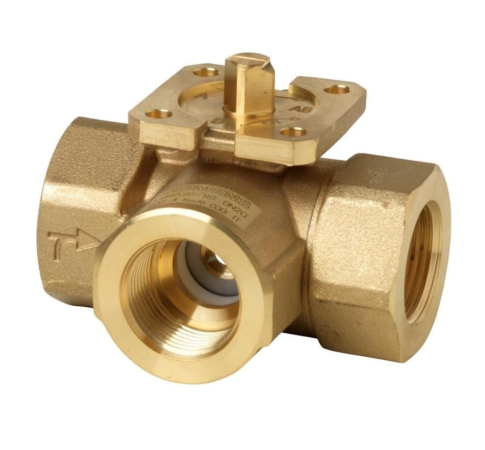 VBI60.20-16T Siemens 3 Yollu Küresel Tip İç Dişli Vana Gövdesi