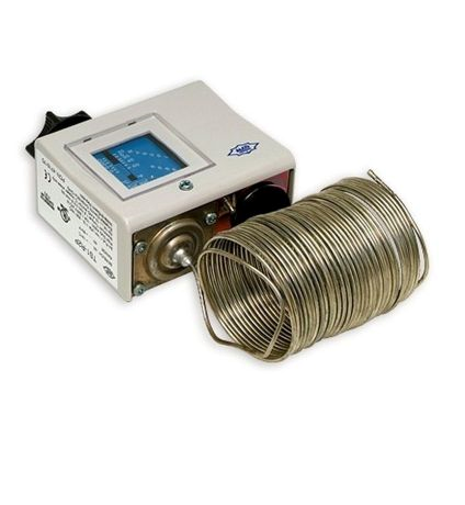 Donma koruma termostat, Kanal tipi, -30/ 10°C, 6m kapiler'li, manuel reset, IP44