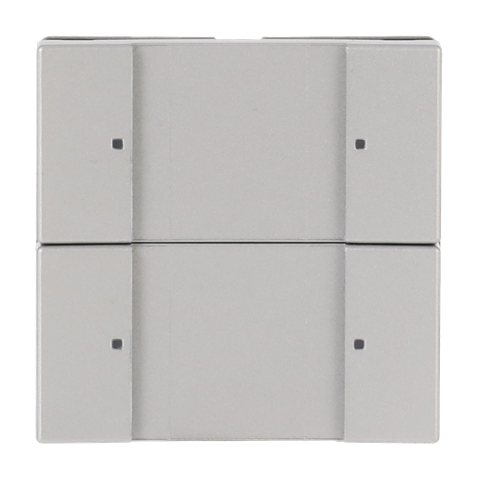 ABB 6126/02 2/4 fold çok fonksiyonlu KNX Anahtar BCU hariç Alüminyum Gümüş