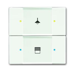 ABB 6126/02 2/4 fold çok fonksiyonlu KNX Anahtar BCU hariç Mat Stüdyo Beyazı